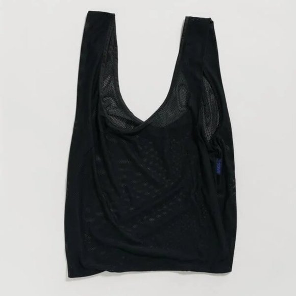 NWT BAGGU Mesh Reusable Bag, Black - Picture 7 of 10